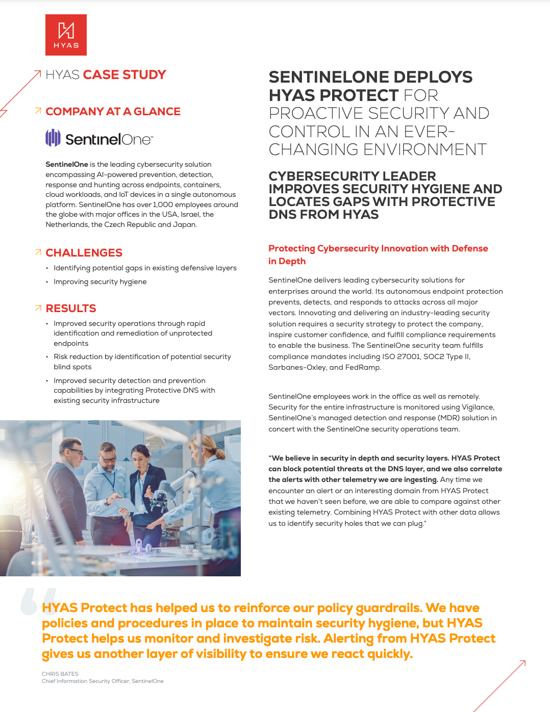 SentinelOne Case Study Front Page