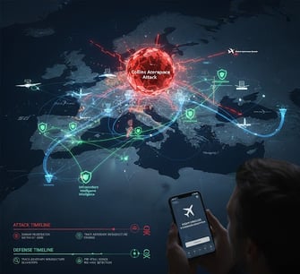 Featured Image: Unpacking the Collins Aerospace Attack: Infrastructure Intelligence Lessons from Aviation Disruption